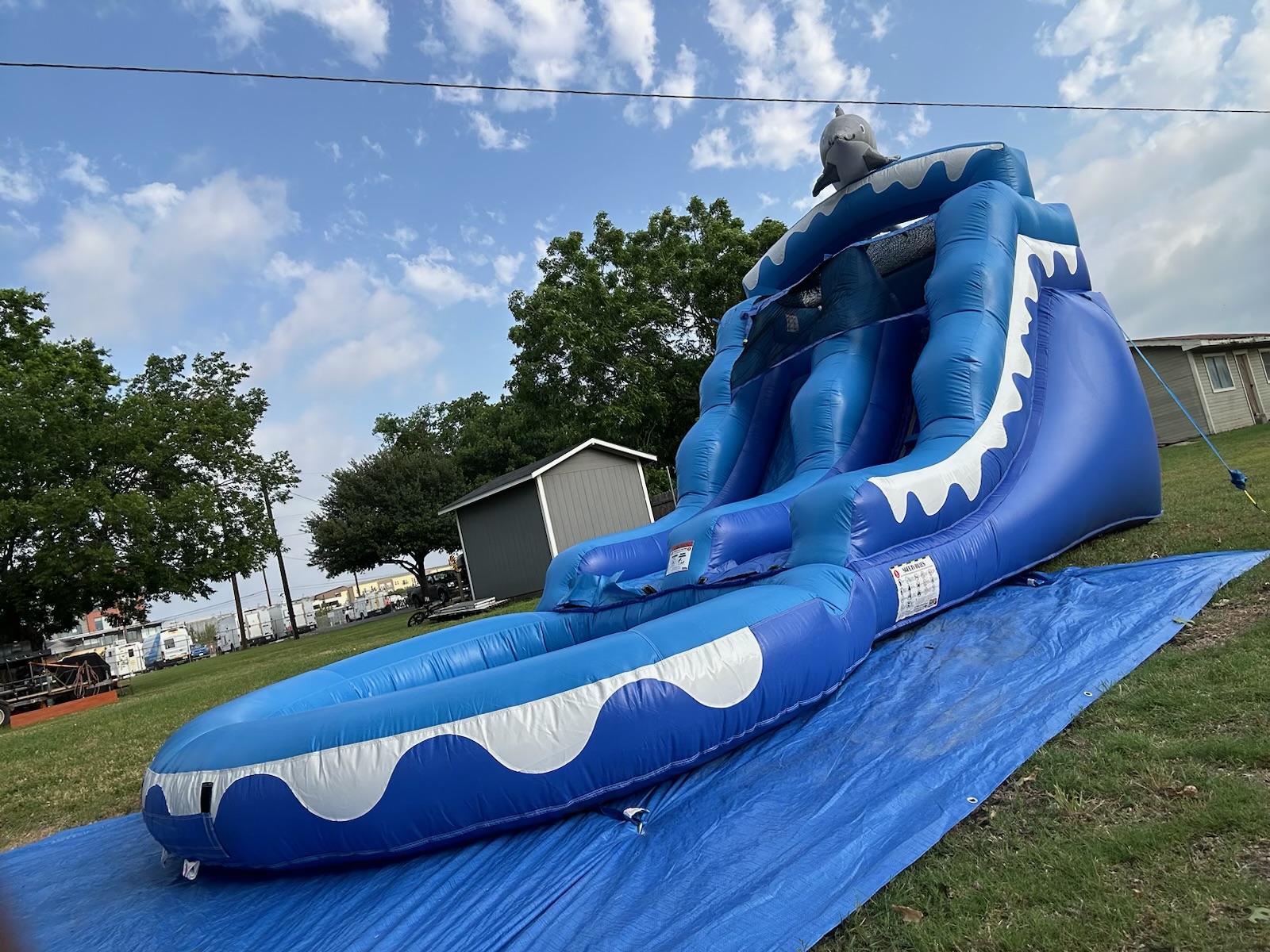 Blue Dolphin 13ft Water Slide