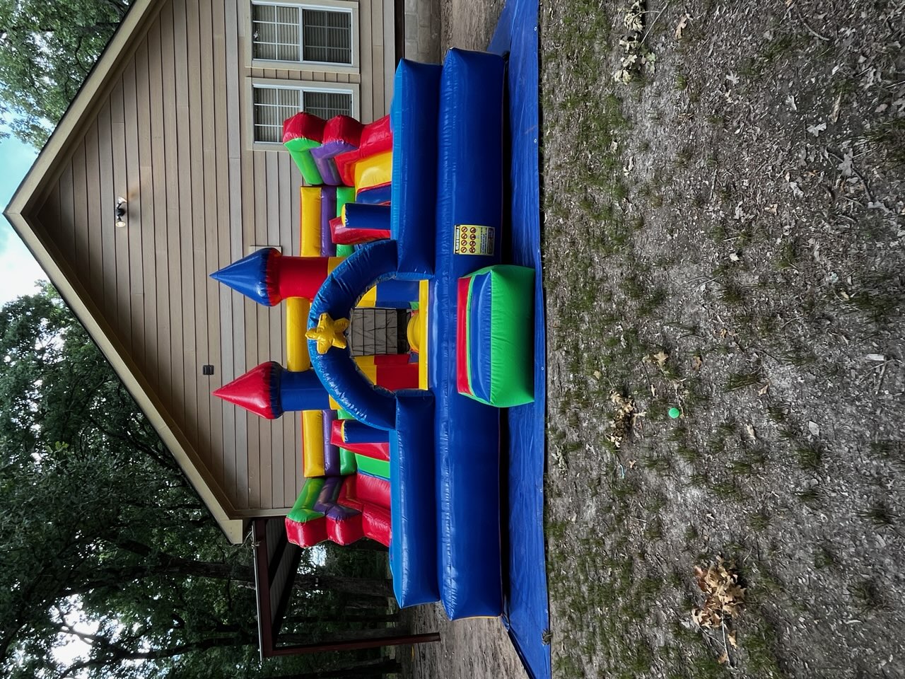 Lego Blocks 8ft Bouncer