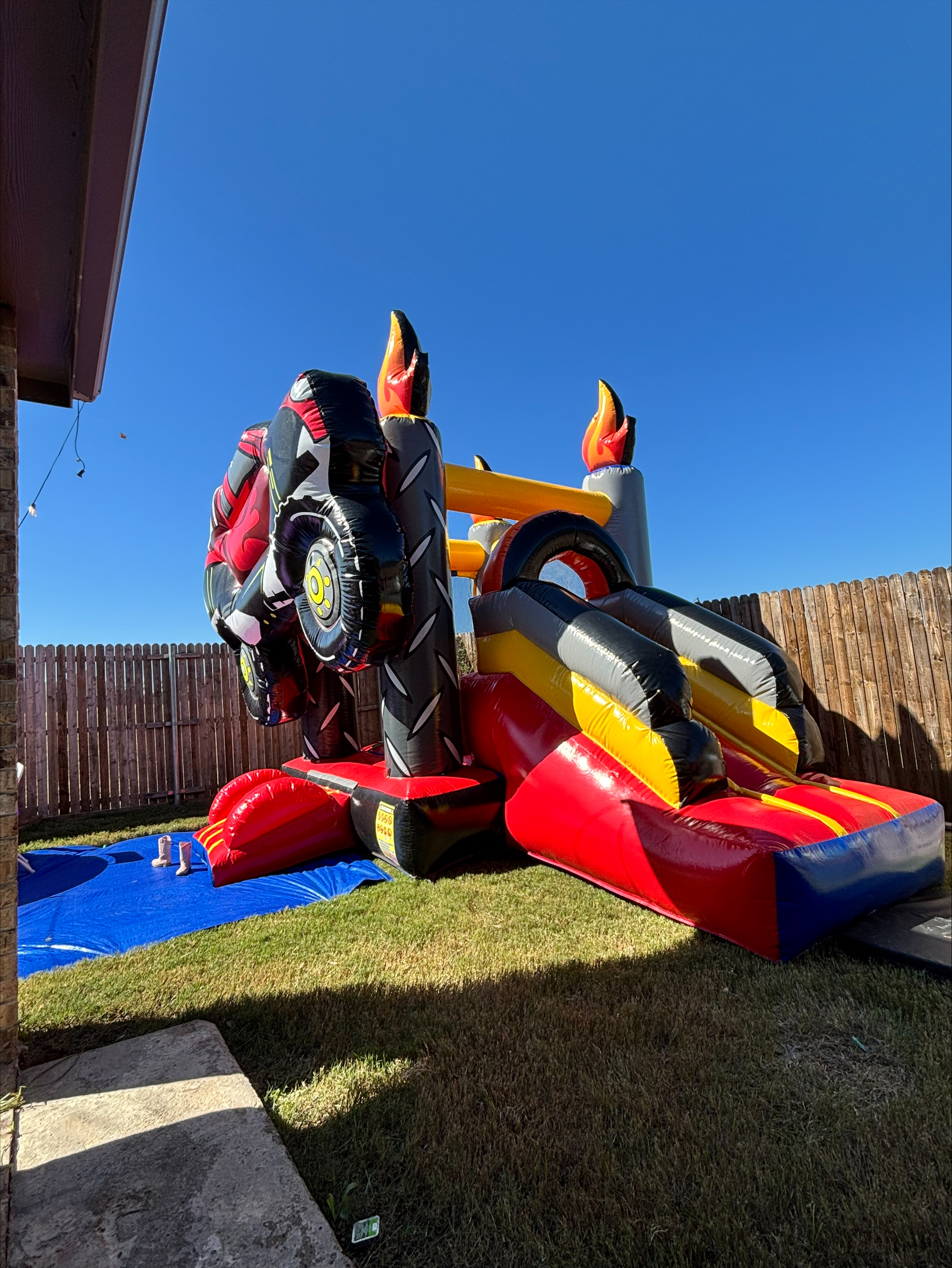 Monster Trucks 12ft Bouncer