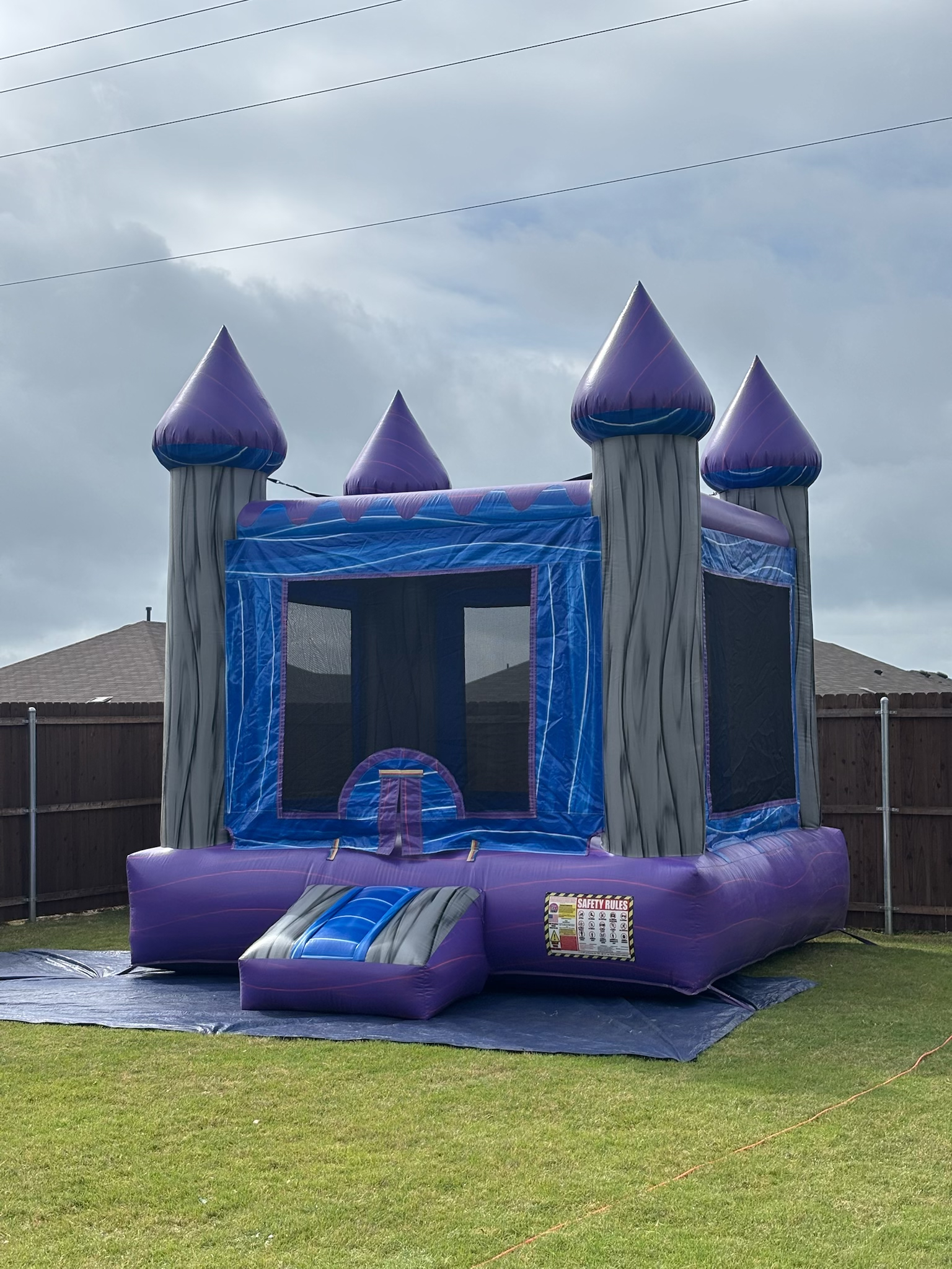 Purple Rain 13ft Bouncer