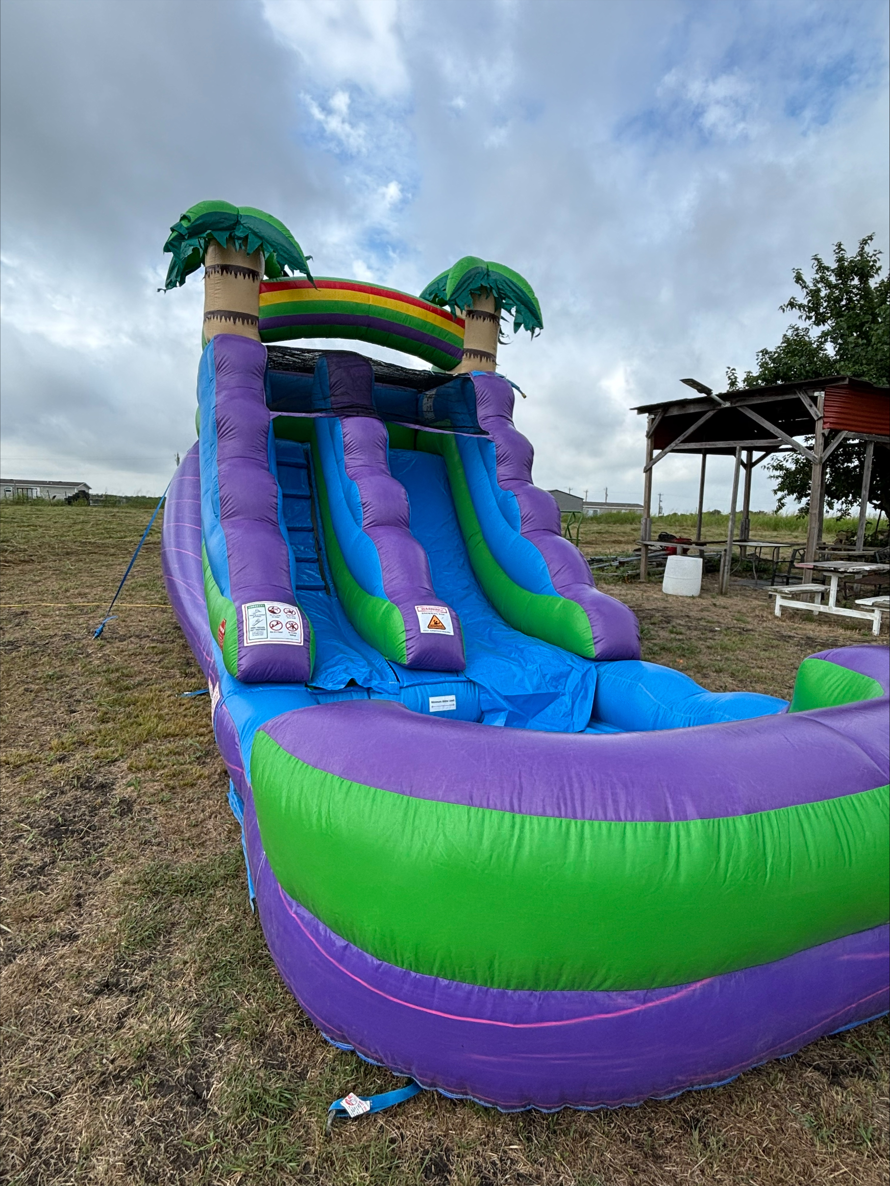 Rainbow Tropical 13ft Water Slide